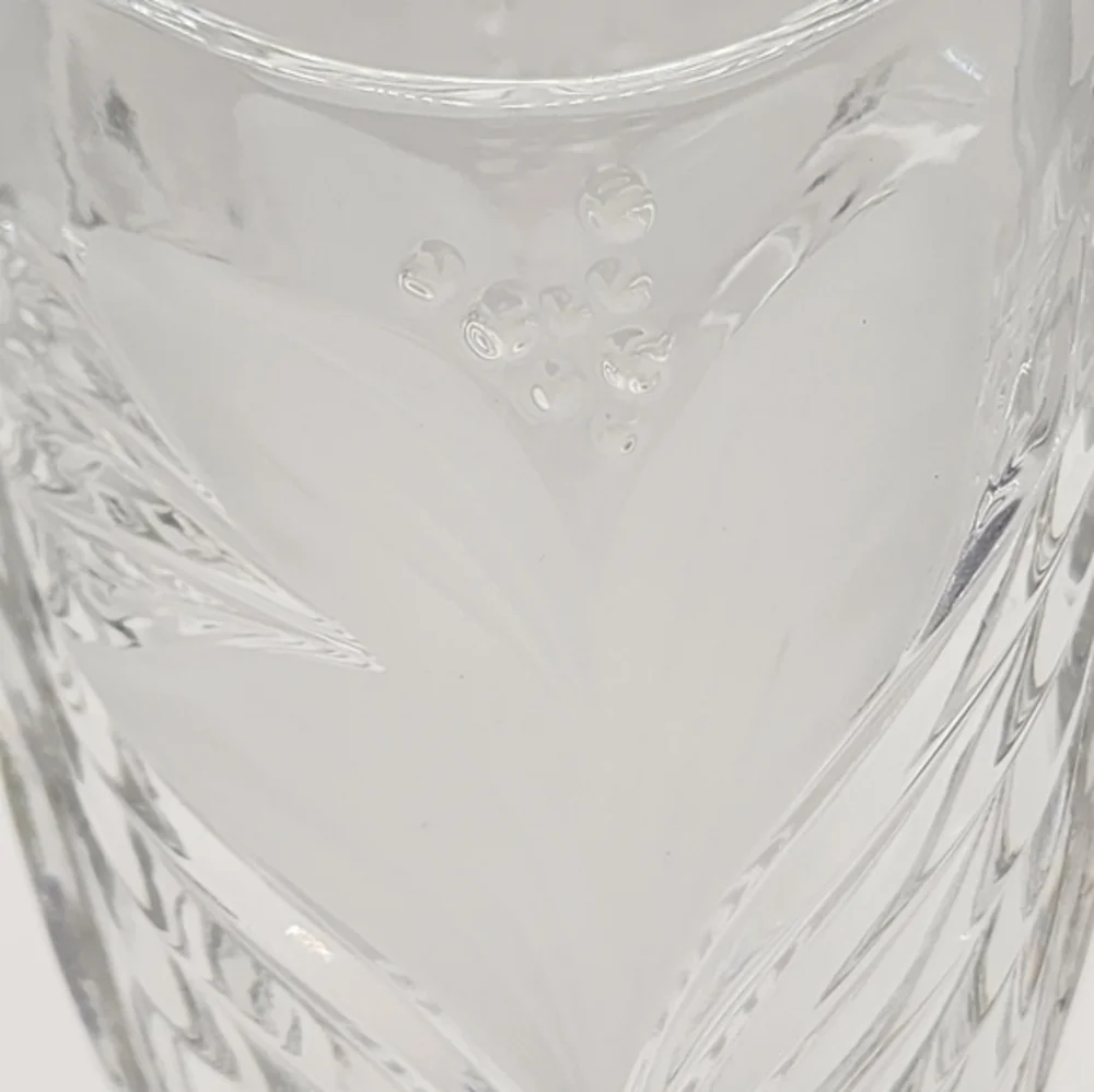Vintage Anna Hutte Bleikristall Lead Crystal Vase Made‎ In Germany